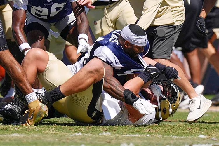 Cowboys, Saints fined $500,000 for brawl-filled practice